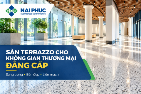 Sàn Terrazzo Cho Không Gian Thương Mại Đẳng Cấp Nai Phúc