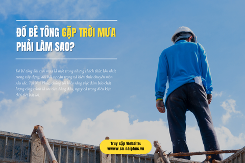 Đổ Bê Tông Trời Mưa: Làm Sao Để Đảm Bảo Chất Lượng Công Trình?