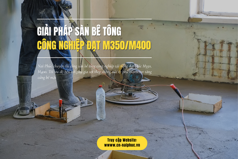 Giải Pháp Sàn Bê Tông Công Nghiệp Đạt M350/M400