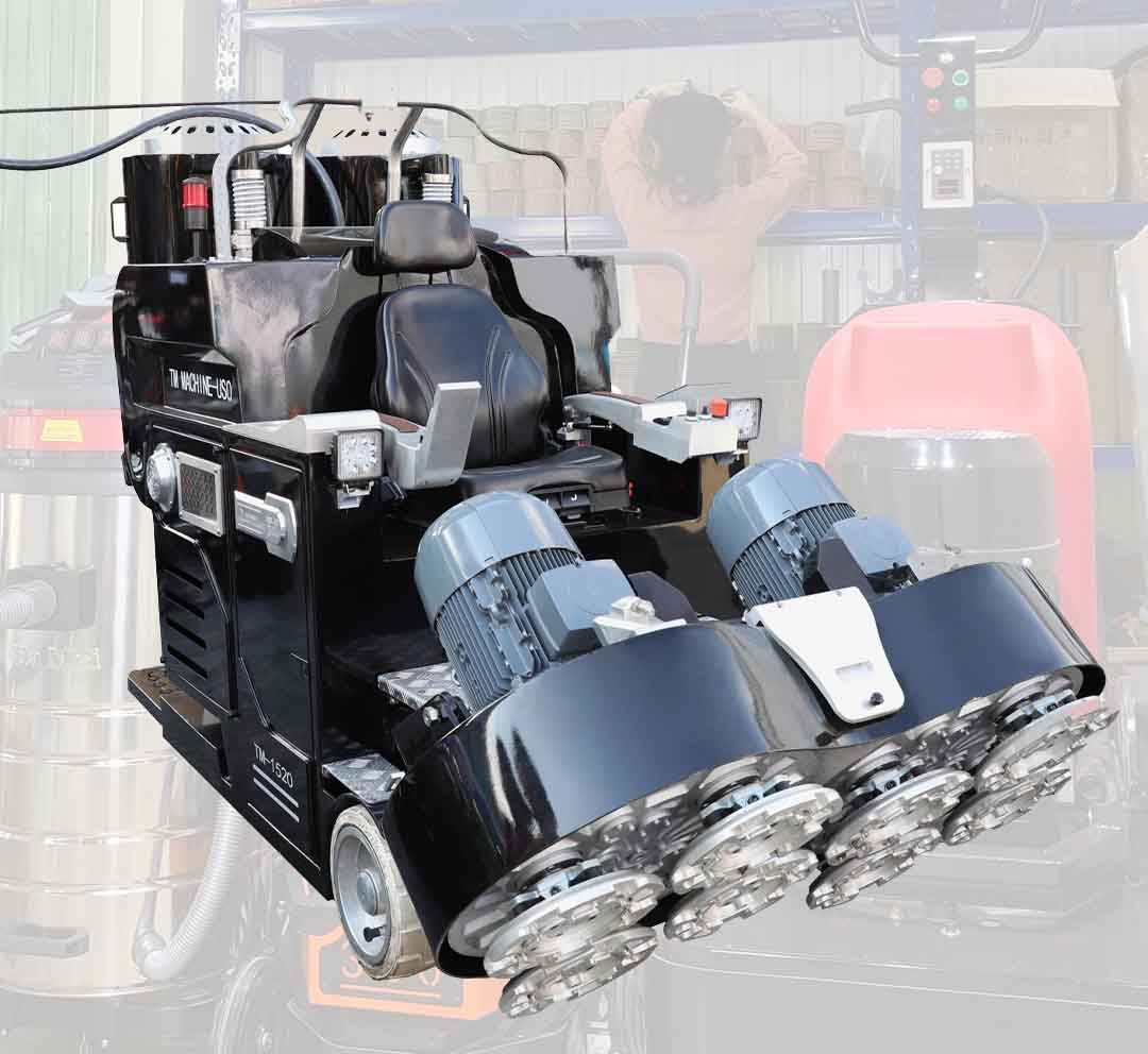 Máy mài sàn công nghiệp hiện đại giúp giảm khí thải