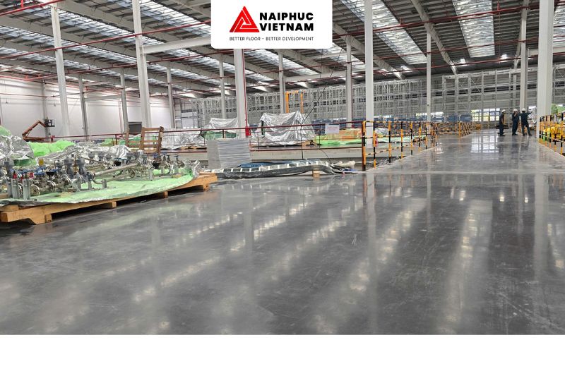 Sàn bê tông mài bóng gương cho công trình xanh